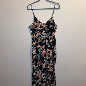 H&M Black Floral Dress